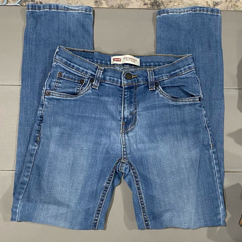 Levi 511 performance Slim 14 youth 27”X 27”